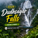 Dudhsagar Falls 2026 Whatsapp Status Video
