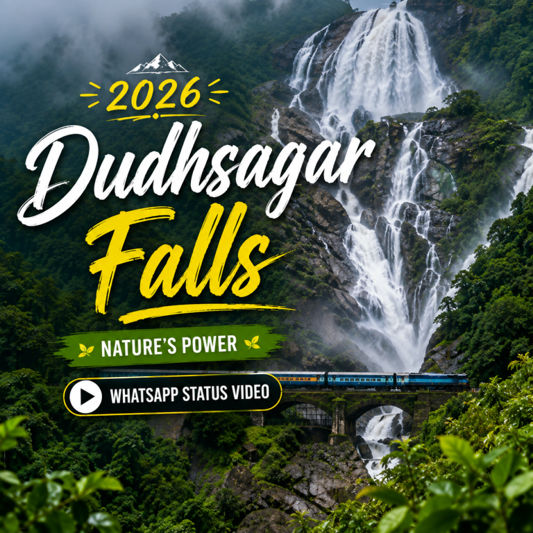 Dudhsagar Falls 2026 Whatsapp Status Video