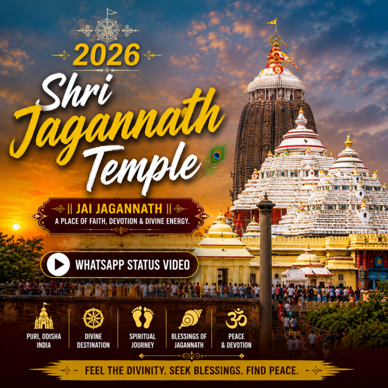 Shri Jagannath Temple 2026 Whatsapp Status Video
