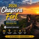 Chapora Fort 2026 Whatsapp Status Video