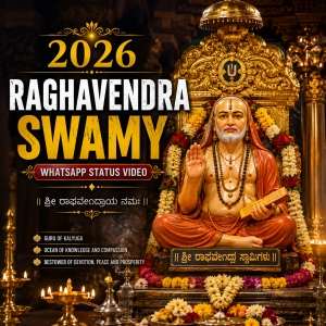 Raghavendra Swamy 2026 Whatsapp Status Video