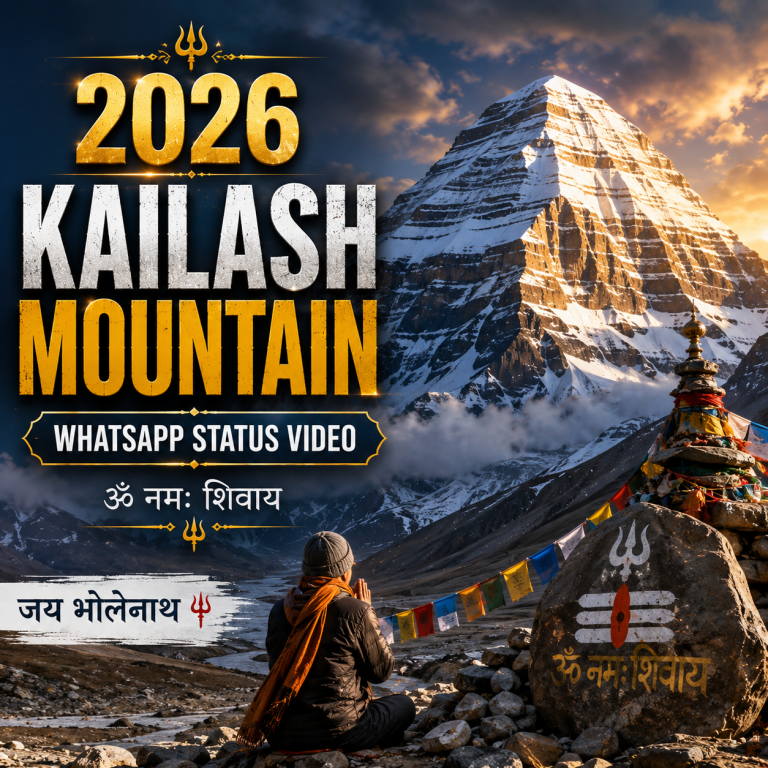 Kailash Mountain 2026 Whatsapp Status Video