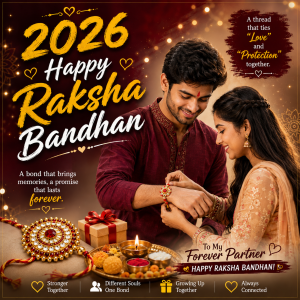 2026 Happy Raksha Bandhan Whatsapp Status Video