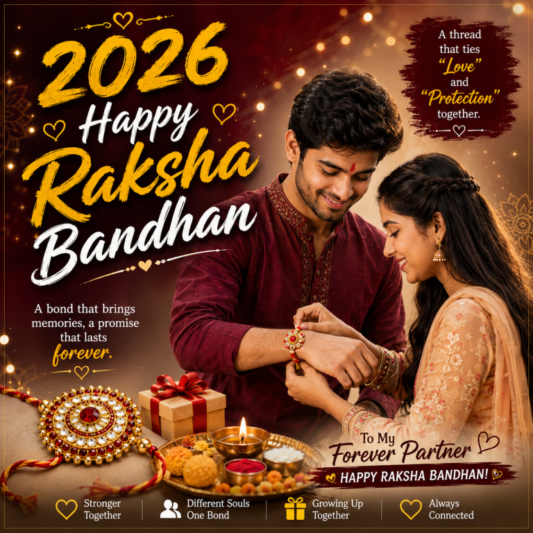 2026 Happy Raksha Bandhan Whatsapp Status Video