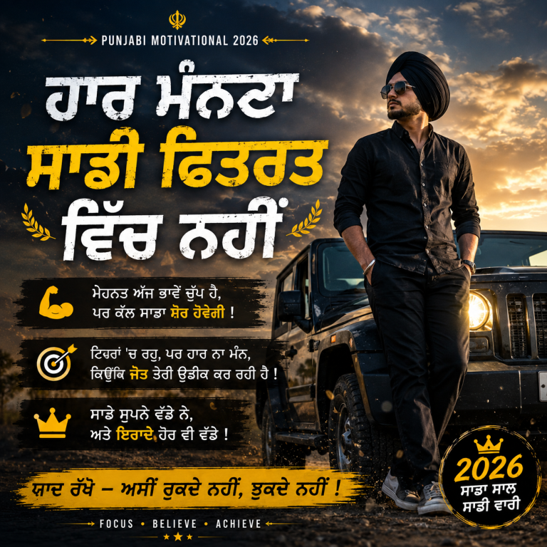 Best Punjabi Motivational 2026 Whatsapp Status Video