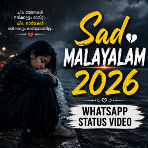 Sad Malayalam 2026 Whatsapp Status Video
