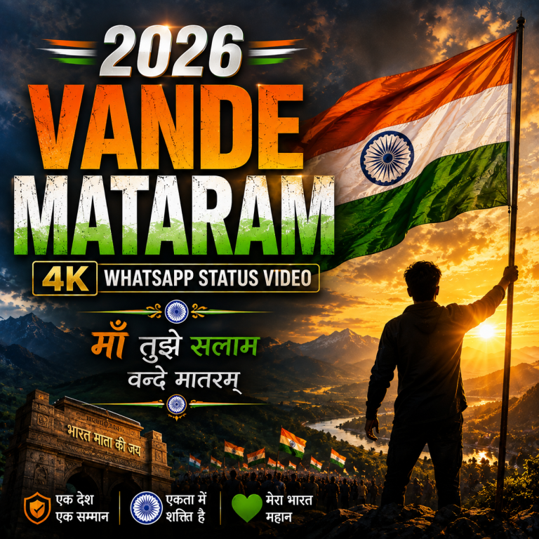 2026 Vande Mataram 4K Whatsapp Status Video