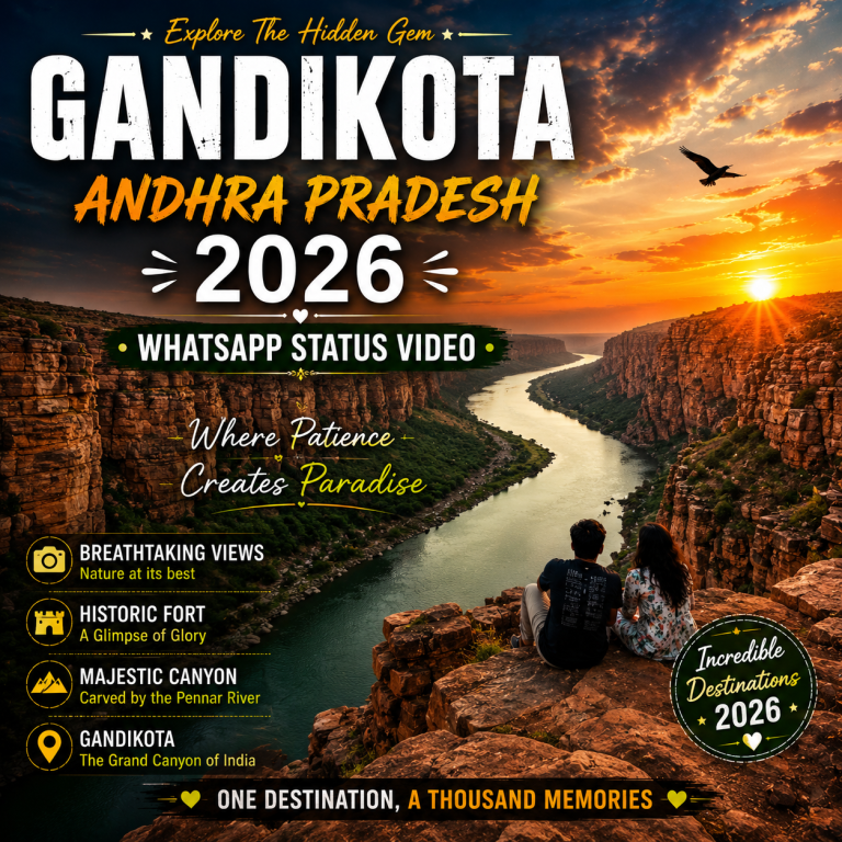 Gandikota Andhra Pradesh 2026 Whatsapp Status Video