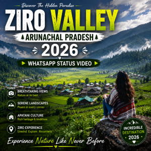 Ziro Valley Arunachal Pradesh 2026 Whatsapp Status Video