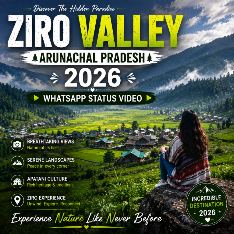 Ziro Valley Arunachal Pradesh 2026 Whatsapp Status Video
